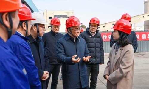 嘉兴市委副书记、市长李军莅临HJC黄金城调研